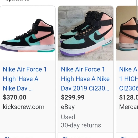 Air Force 1 High 'Have A Nike Day' CI2306-300 - Picture 1 of 10